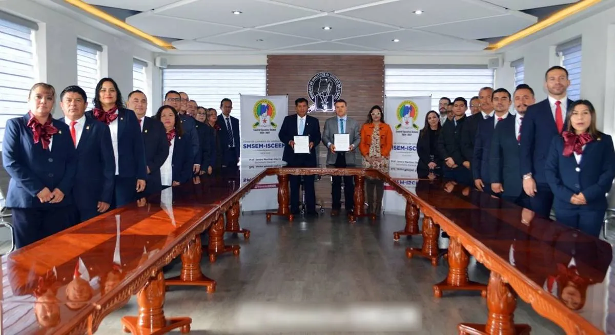 SMSEM e ISCEEM firman convenio para fortalecer profesionalización del magisterio