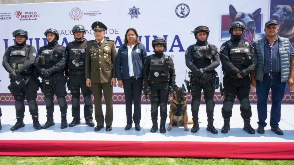 Chimalhuacán: Inauguran Unidad Canina K9 para reforzar seguridad