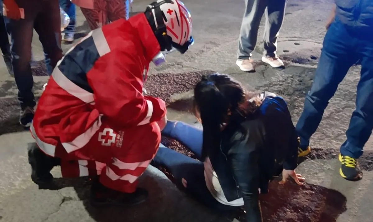 accidente en moto