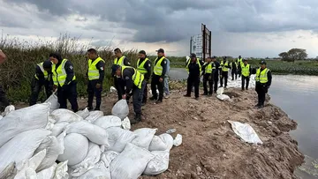 GEM refuerza bordos del Río Lerma para prevenir desbordamientos