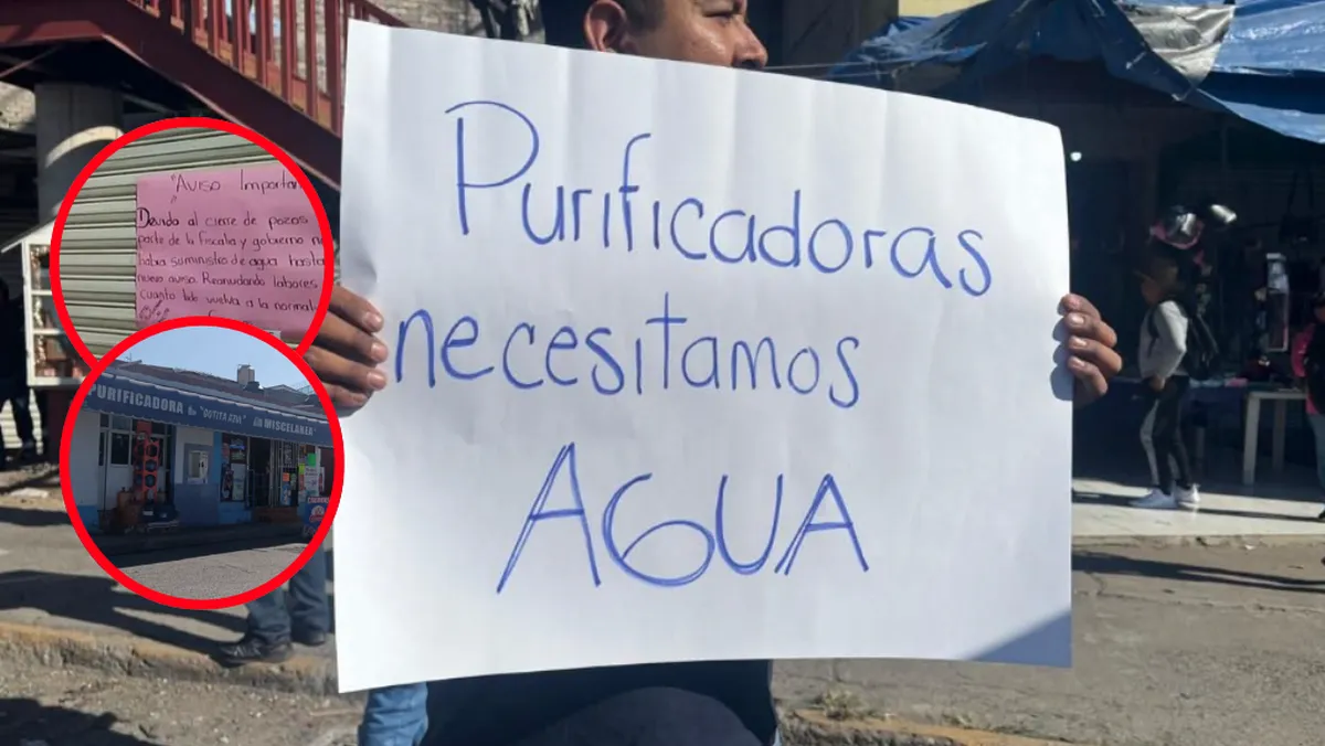Purificadoras de agua paralizadas en Neza y Chimalhuacán