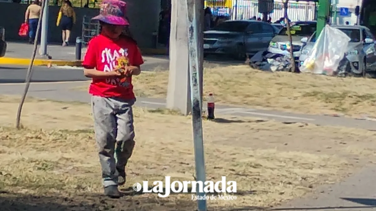 Subempleo se desborda en diversos cruceros de Toluca