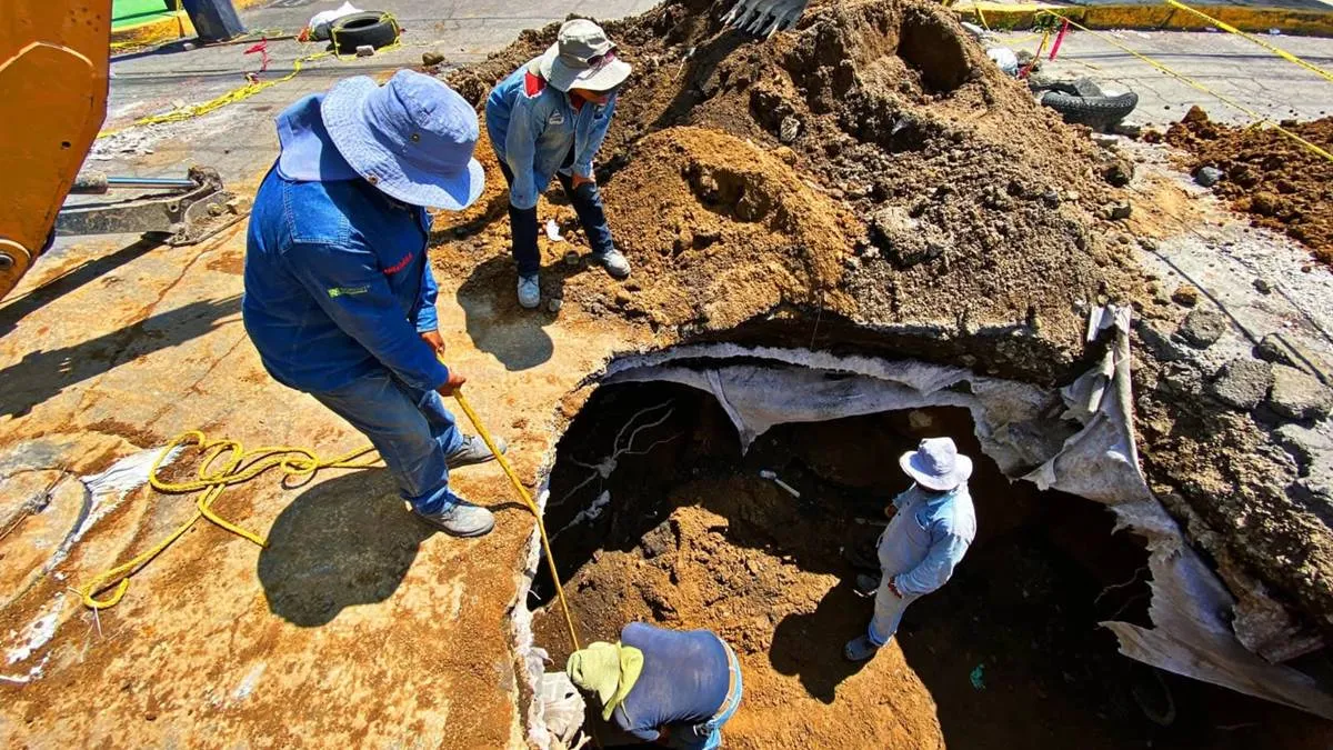 Socavones se convierten en problema permanente en Valle de Chalco