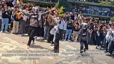 Alumnos de Prepa 2 UAEMéx participan en batallas de “farmear aura”.