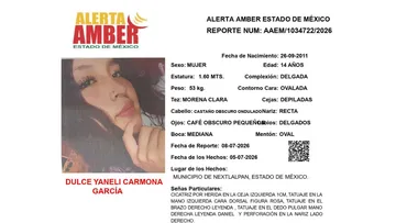 Alerta Amber: Se busca a Dulce Yaneli Carmona García; desapareció en Nextlalpan