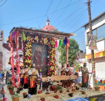 Celebran tradicional Paseo de San Isidro en Santa Ana