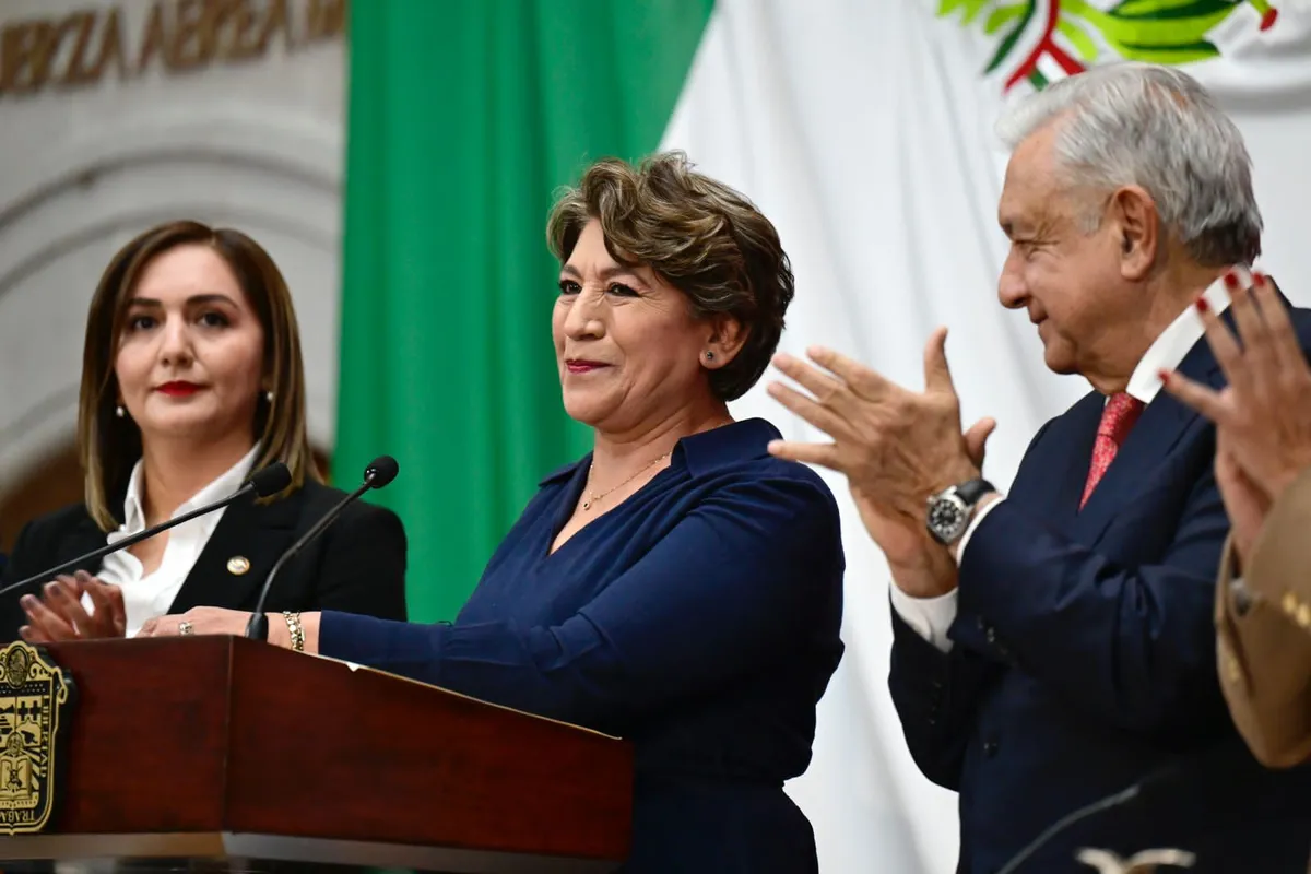 “No les voy a fallar”: Delfina Gómez