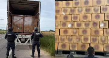 Hombres son detenidos con 25 toneladas de cerveza robada en Guanajuato