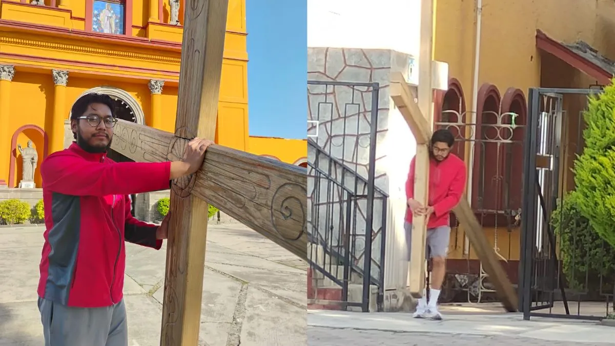 Joven que interpretará a Jesús en el viacrucis de Santa Ana Tlapaltitlán llama a buscar la sensibilidad