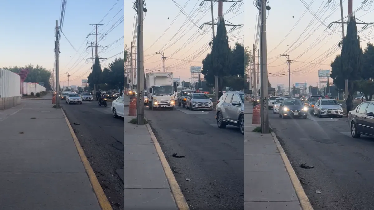 Hasta el momento no se reportan afectaciones mayores a la circulación ni se ha informado sobre personas lesionadas.