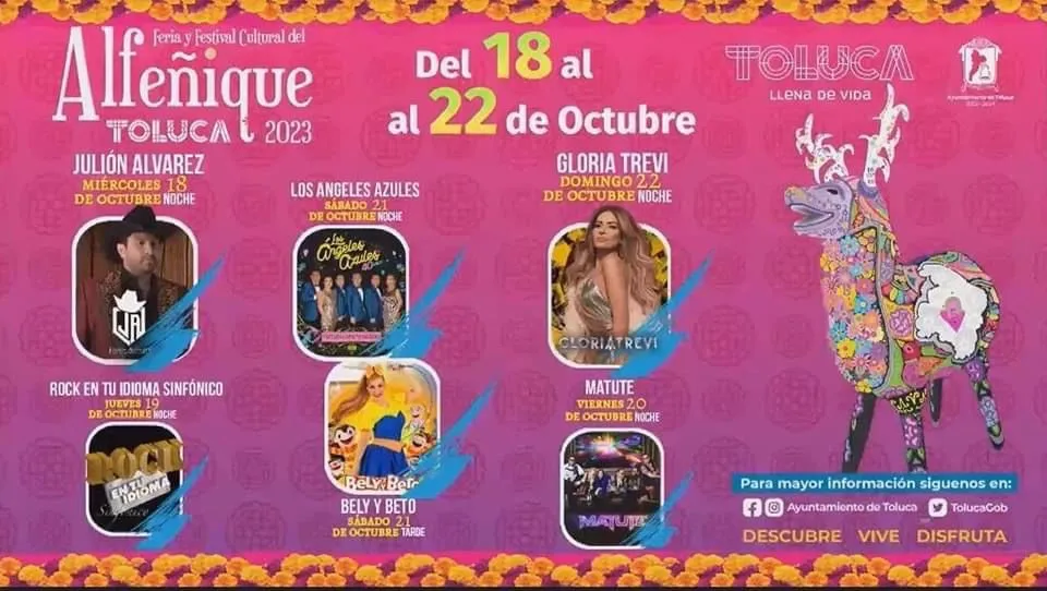Toluca: Julión Álvarez se presentará en la Feria del Alfeñique