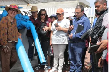 Azucena Cisneros muestra resultados a dos años de haber ganado la elección