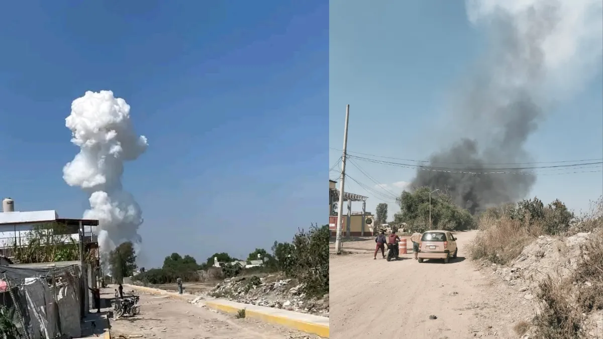 Explosión en polvorines de Tultepec deja siete heridos