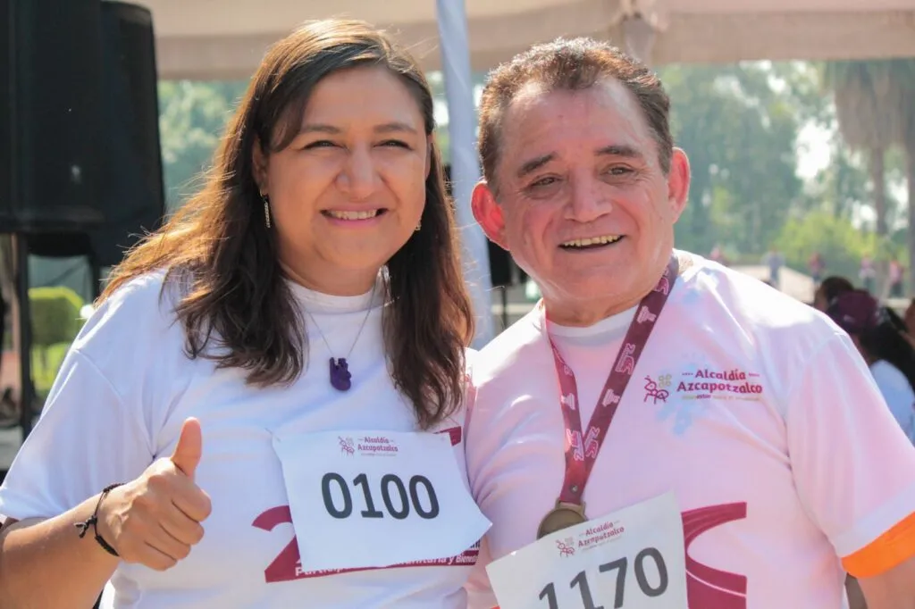 Más de 1000 participantes en carrera por la paz en Azcapotzalco