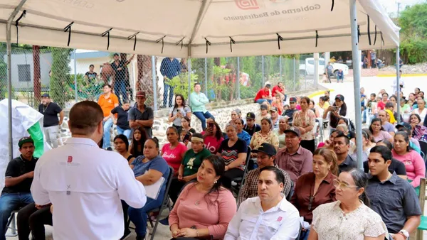 “Seguiremos beneficiando a los pueblos”; José Paz López inaugura obra pública en la comunidad de Otatillos, Badiraguato