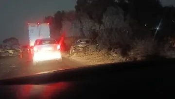 [VIDEO] Accidente provoca caos en la carretera Lechería–Texcoco