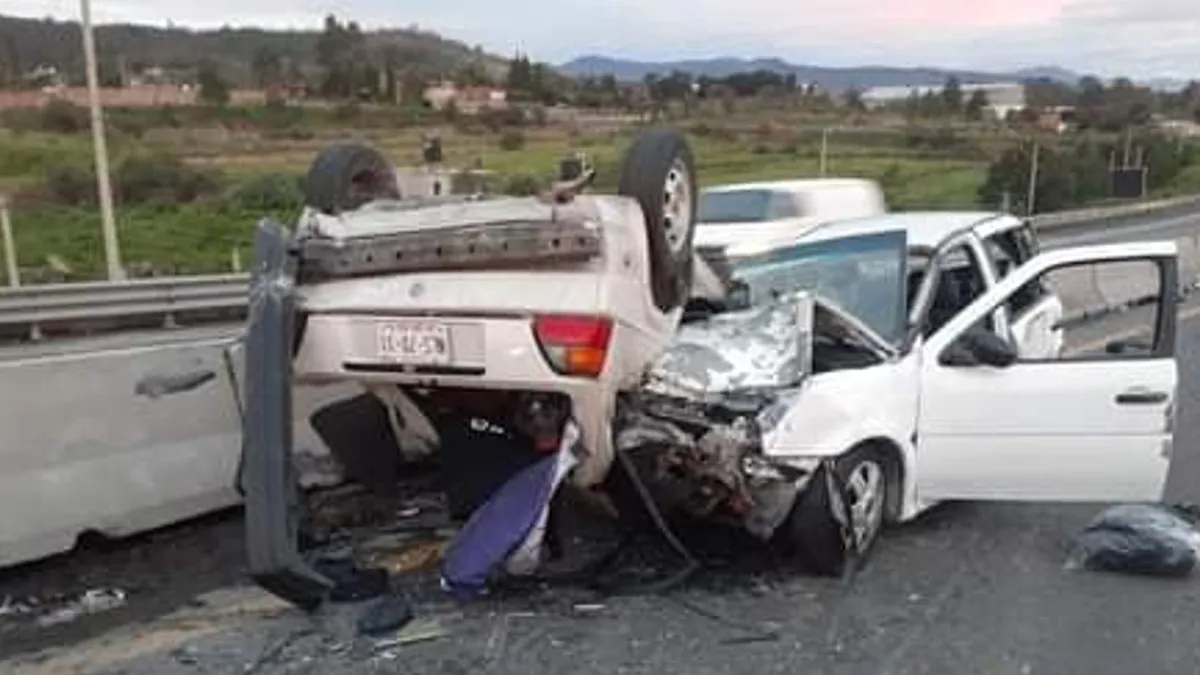 Accidente vial en la México-Cuautla deja a dos personas fallecidas