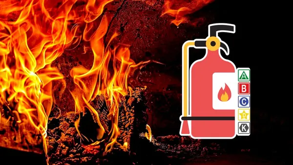 Tipos de fuego y extintores para combatirlos