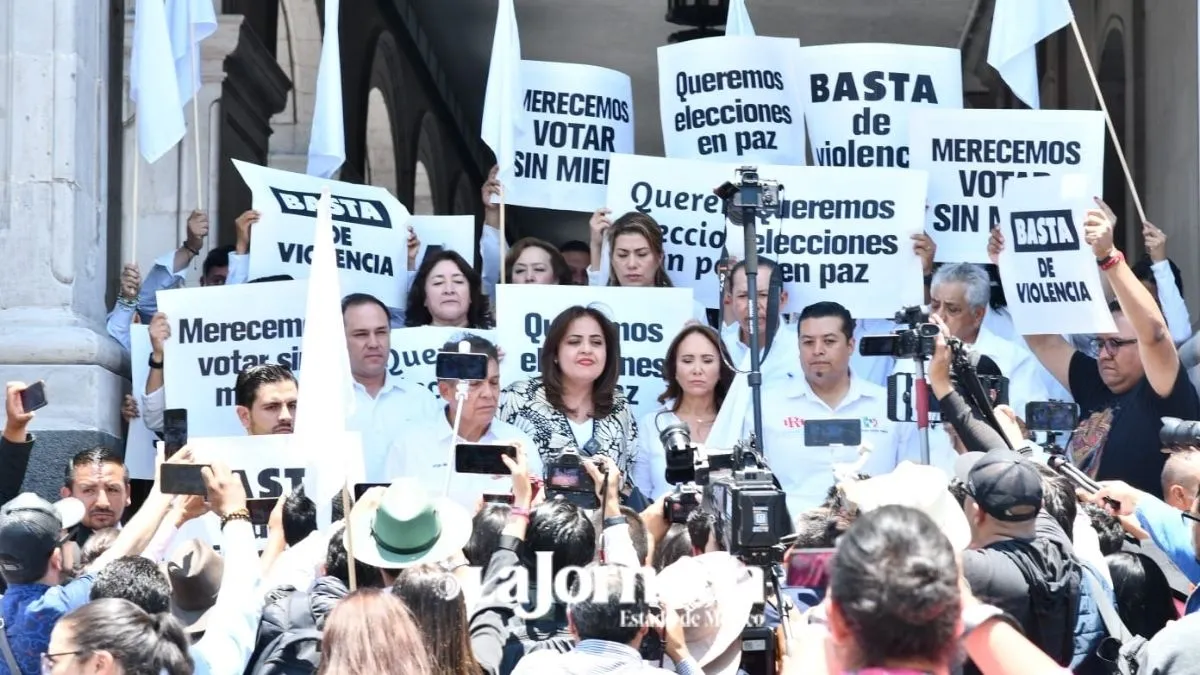 Edomex: Reporta oposición renuncia de candidatos y suspensión de campañas ante amenazas del crimen organizado