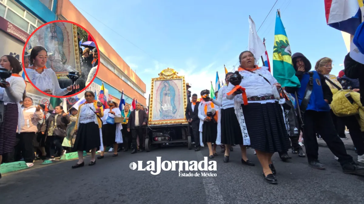 Alrededor de dos mil católicos peregrinan por calles de Toluca