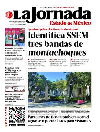 La Jornada Edomex | 30 de octubre de 2025