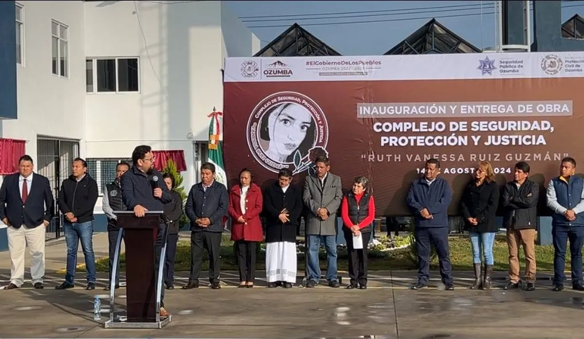 Ozumba: Crean complejo de seguridad, protección y justicia