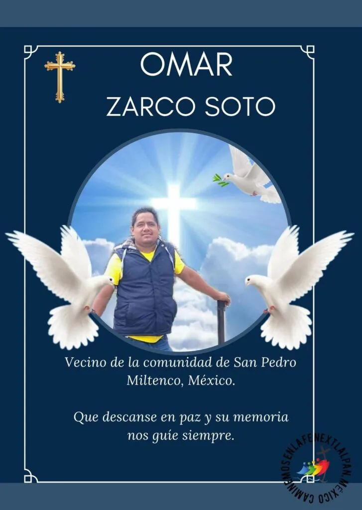 Despiden a Omar, fallecido durante protesta por inseguridad en Nextlalpan