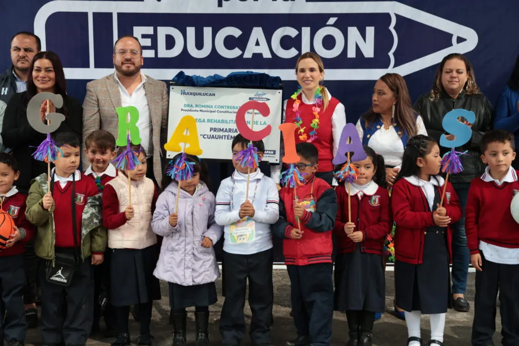 Avanza segunda etapa de “acción por la educación” para impulsar la formación de estudiantes en Huixquilucan
