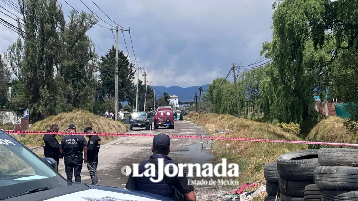 Hombre muere a balazos en San Diego de los Padres, Toluca