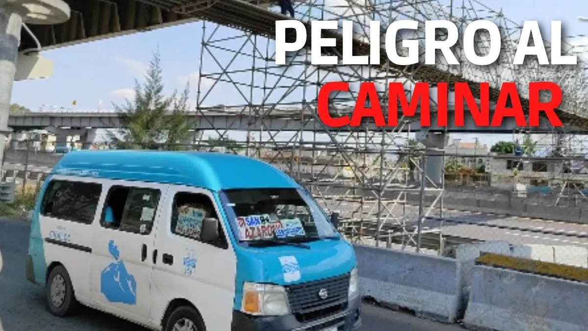 El puente más peligroso de Valle de Chalco | El puente de CASETA VIEJA