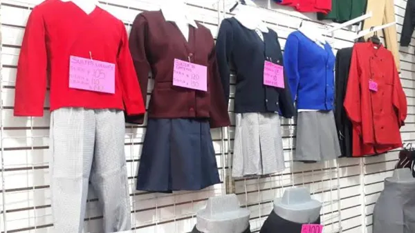 Productores de uniformes escolares temen caída en ventas por baja calidad de telas importadas