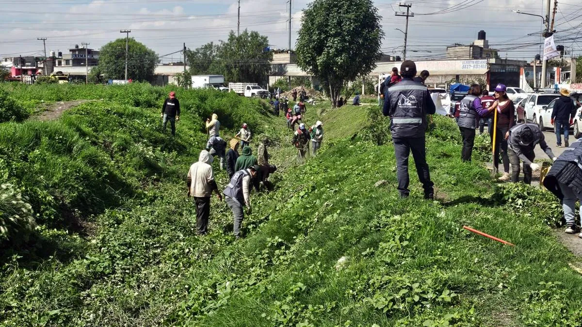 Ecatepec: Reducen inundaciones con limpieza de barrancas