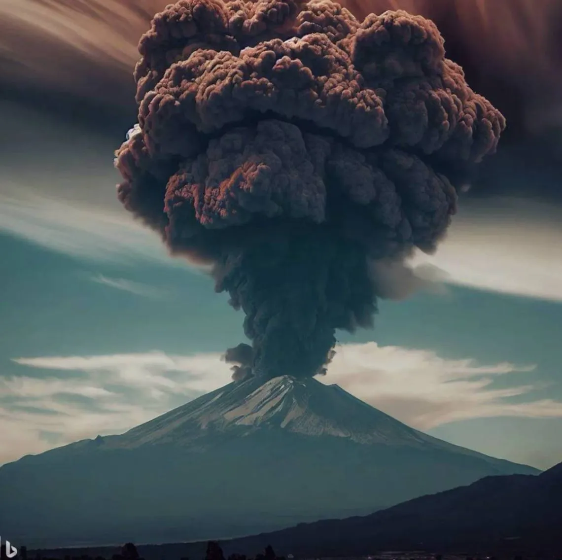 Así sería la erupción del Popocatépetl según la Inteligencia Artificial