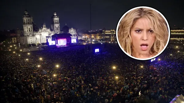Costo de reservaciones de terrazas para el concierto Shakira en el Zócalo de la CDMX llega a 4 mil 500 pesos por persona.