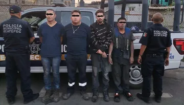 Caen presuntos ladrones de cable en Ecatepec