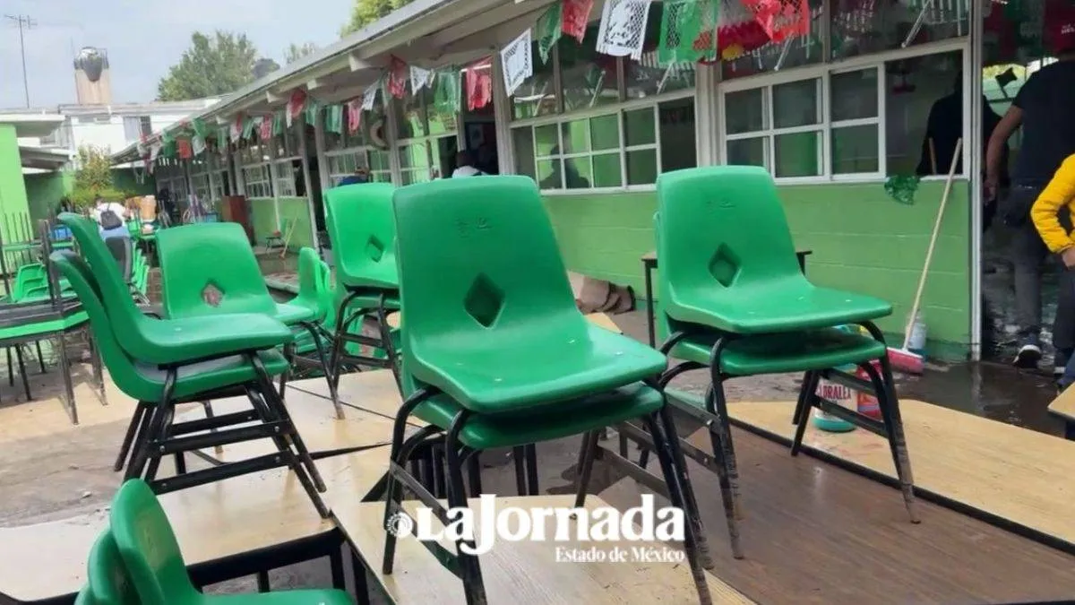 Edomex: 60 por ciento de escuelas de educación básica tienen goteras