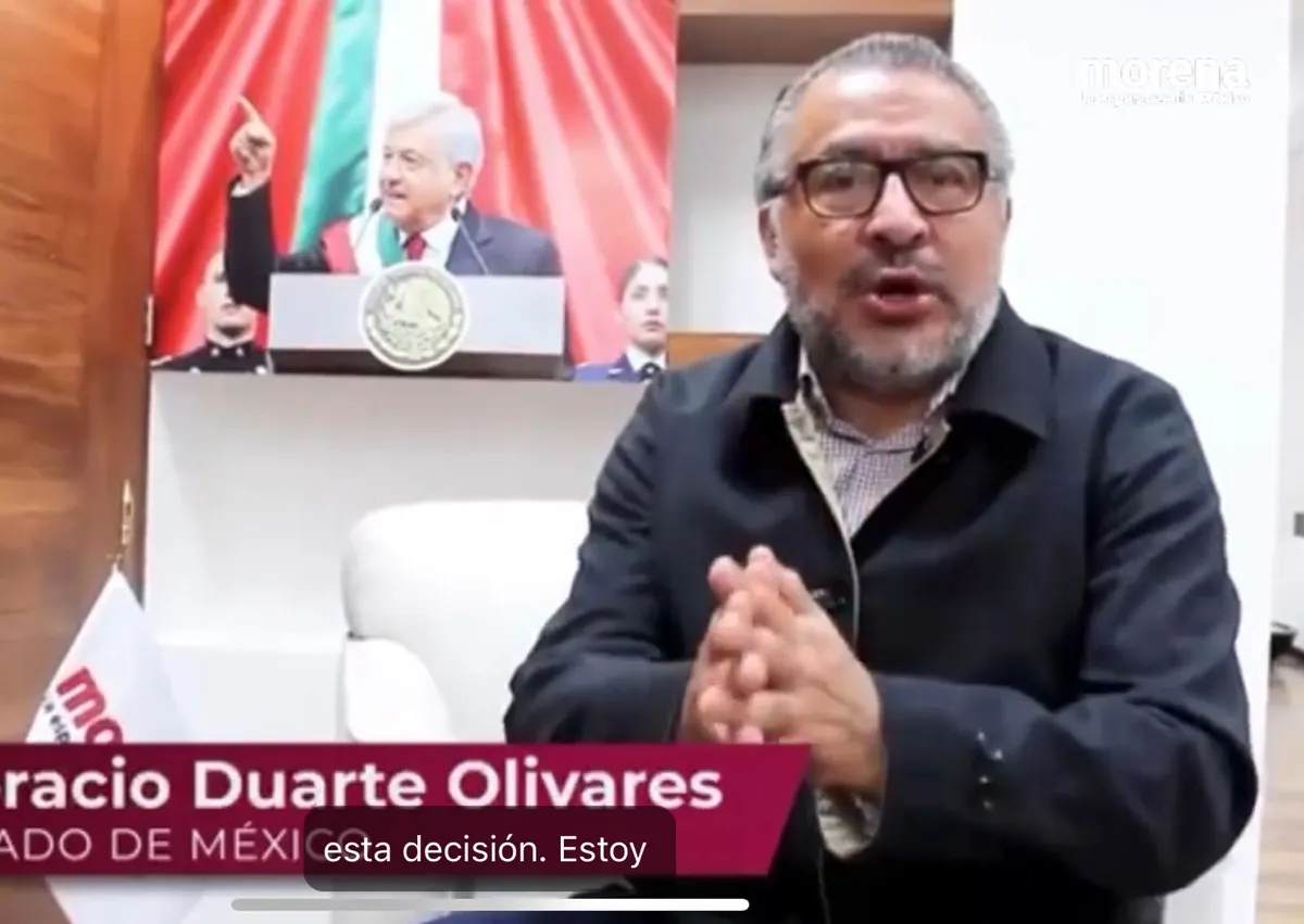 Horacio Duarte y Fernando Vilchis dan espaldarazo a Delfina Gómez