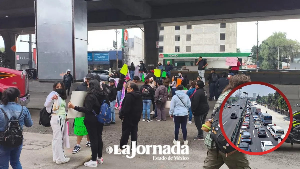 Bloqueo en Naucalpan provoca caos vial por más de siete horas