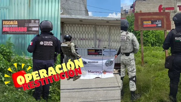 Operativos en 15 municipios de Edomex buscan devolver casas y terrenos a sus legítimos propietarios.