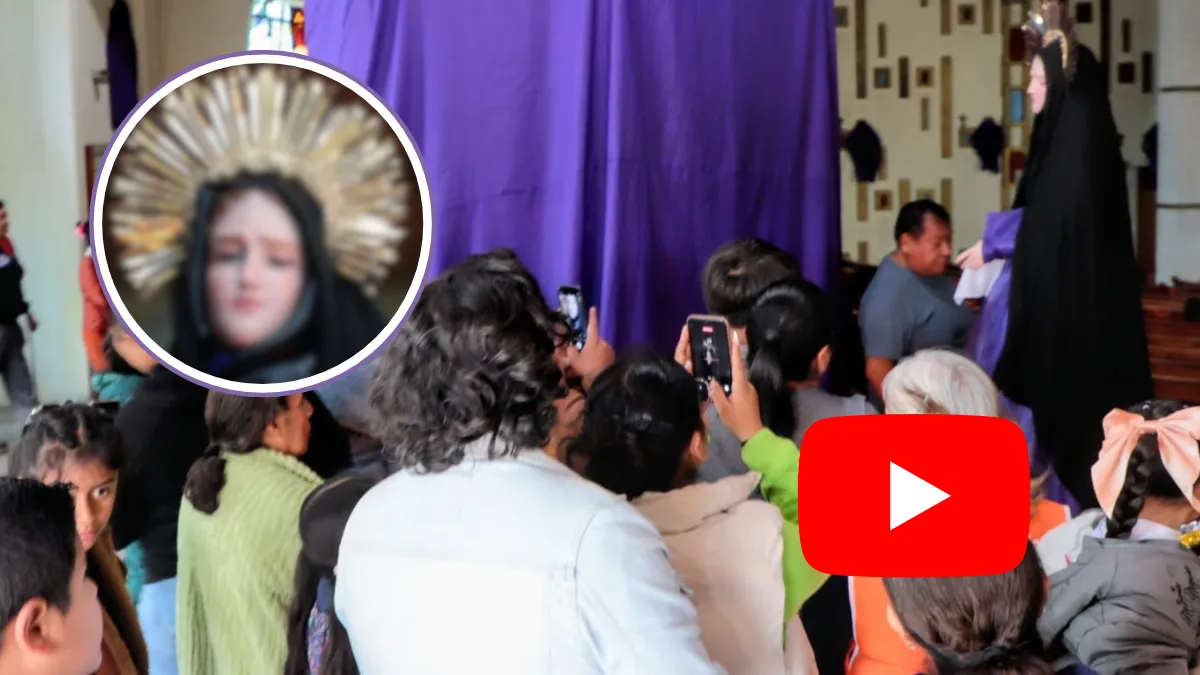 La ‘Llora’ Virgen de los Dolores en San Mateo Atenco, Edomex, atrae a fieles durante Semana Santa mientras la Iglesia analiza el fenómeno