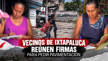 Vecinos de Ixtapaluca reúnen 5 mil firmas para exigir pavimentación en avenida Leyes de Reforma