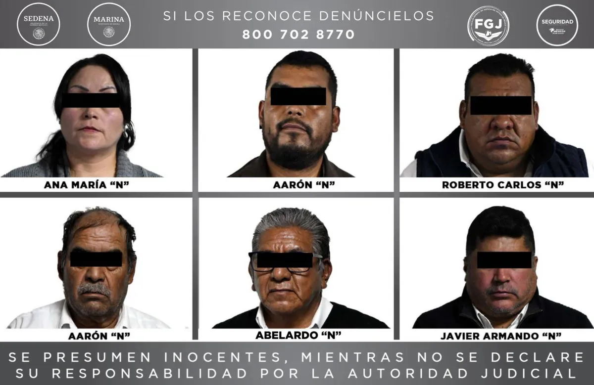 Acambay: Detienen a seis personas por extorsión