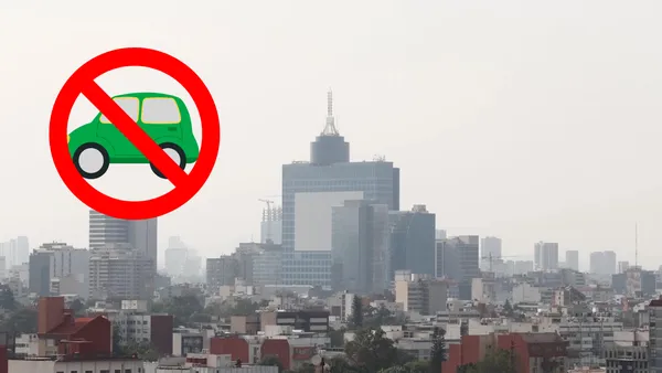 La mala calidad del aire persiste en el Valle de México debido a la alta radiación y poco viento.