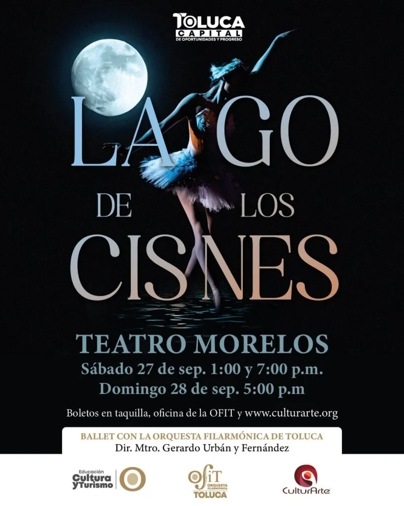 Todo listo para vivir el ballet Lago de los Cisnes en Toluca