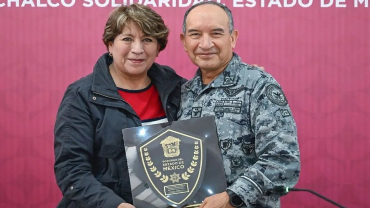 Delfina Gómez inaugura cuartel de la GN en Chalco