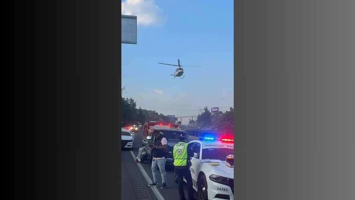 Naucalpan: Un muerto por accidente en la autopista Lechería-Chamapa