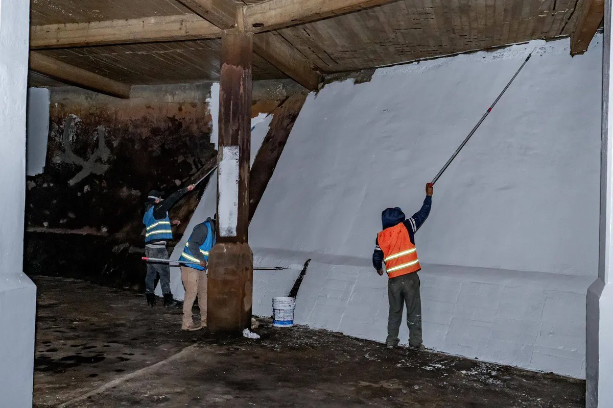 ¡Ya habrá agua en Toluca! Concluyen mantenimiento del tanque “El Calvario”