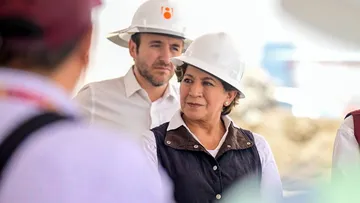 Avanzan obras de la Línea 3 del Mexicable