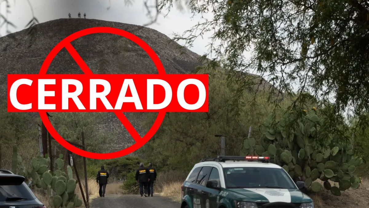 Cierran Zona Arqueológica de Teotihuacán hasta nuevo aviso