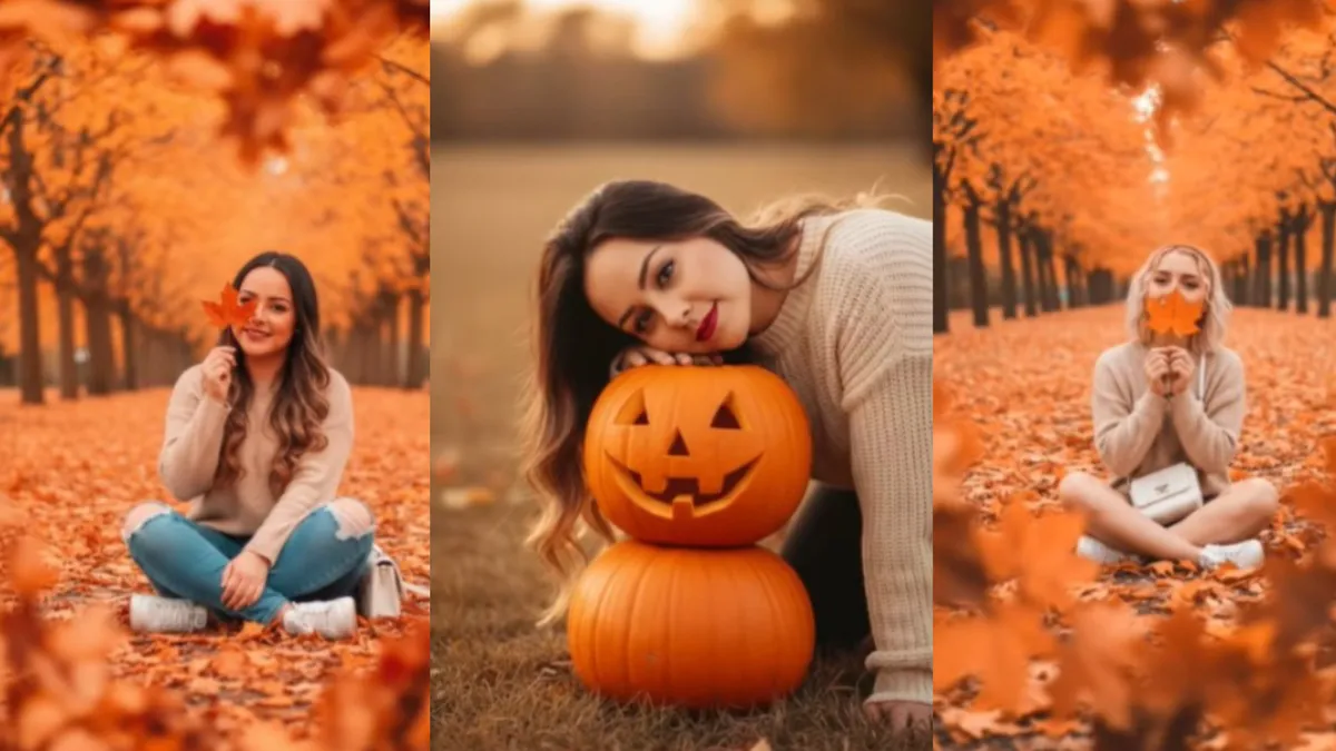 El inició de esta temporada la tendencia ha puesto de moda realizar fotos con temática de otoño.